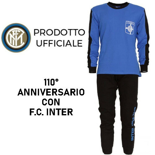 Inter pigiama lungo x - inter,