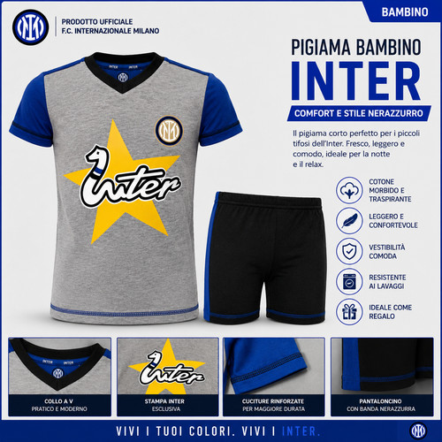 Pigiama bambino corto mezza - pigiama,