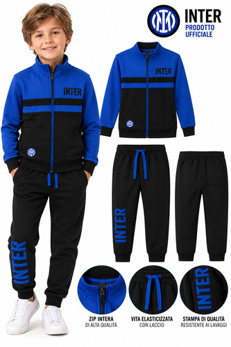 Pigiama bambino inter - in, felpa